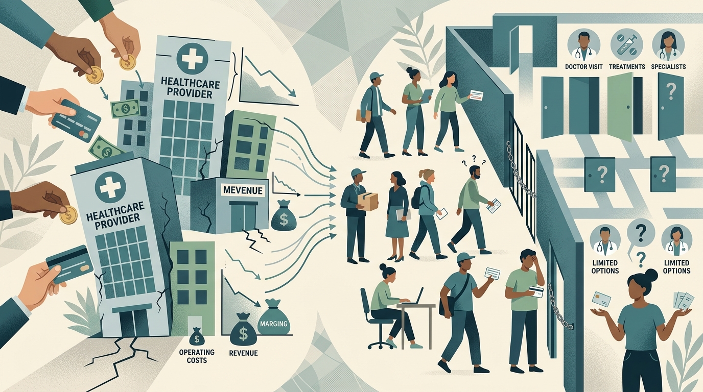 Illustration: Healthcare Financial Squeeze: Why Lower Provider Margins Could Limit Your Options